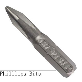 Puntas Phillips para destornillador de extremo único de 25 mm 