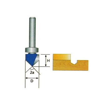 Plantilla de patrón Trim Router Bit Shank Cortador de carpintería Cortador de espigas para herramienta de carpintería (3)
