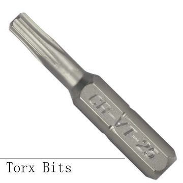 Puntas Torx para destornillador de extremo único de 25 mm