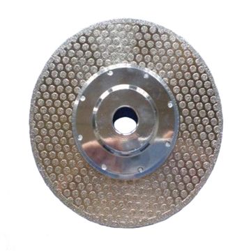 Disco de diamante electrochapado para cortar piedra con puntos