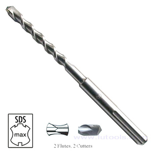Brocas de martillo perforadoras SDS Max, cortador de 2 flautas y 2 cortadores (HD-005)