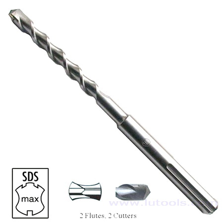 Brocas de martillo perforadoras SDS Max, cortador de 2 flautas y 2 cortadores (HD-005)