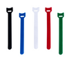 Atadura de cables reutilizable automática flexible colorida del lazo del gancho del uno mismo que lleva