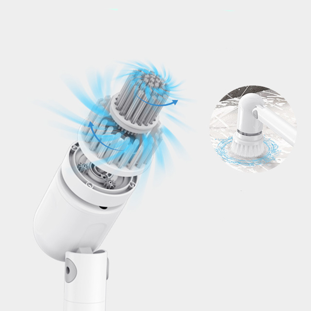 Cepillo de limpieza turbo eléctrico inalámbrico con motor de reducción de cepillo 095 (SS01)