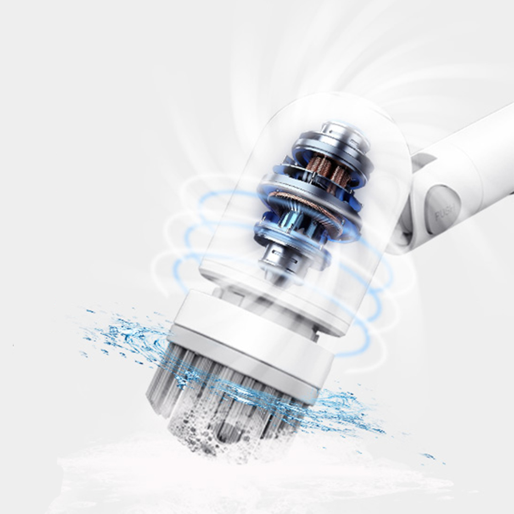Cepillo de limpieza turbo eléctrico inalámbrico con motor de reducción de cepillo 095 (SS01)